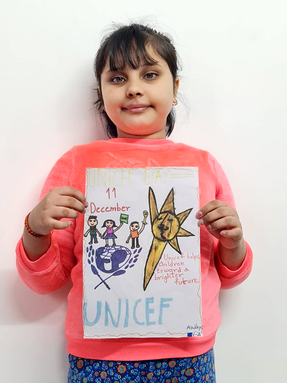 Presidium Dwarka-6, STUDENTS CELEBRATE UNICEF DAY WITH HANDFUL OF ACTIVITIES