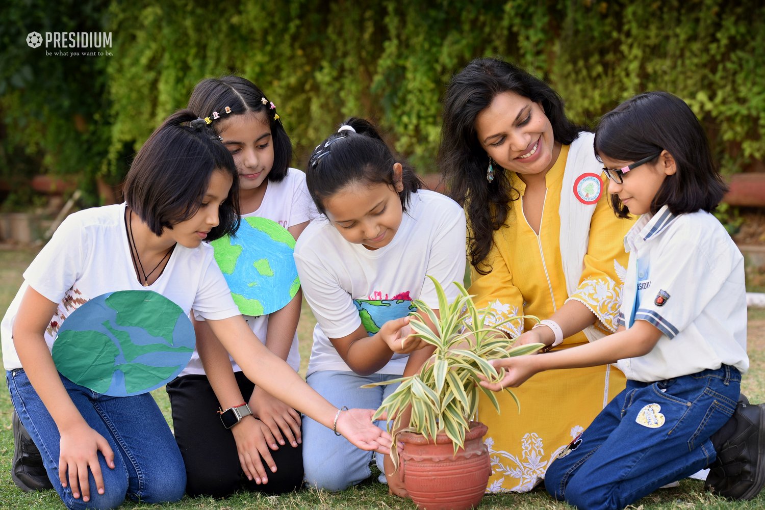 Presidium Gurgaon-57, EARTH DAY: YOUNG ENVIRONMENTALISTS MAKE A DIFFERENCE! 