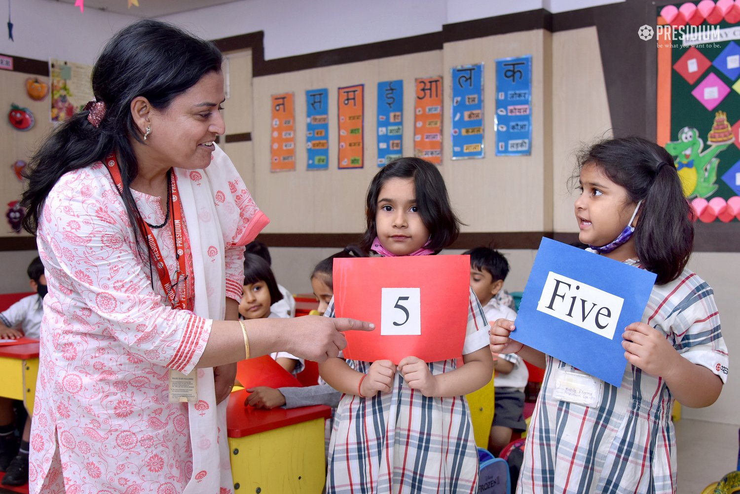 Presidium Gurgaon-57, YOUNG MINDS UNDERSTAND THE CONCEPT OF NUMBER NAMES