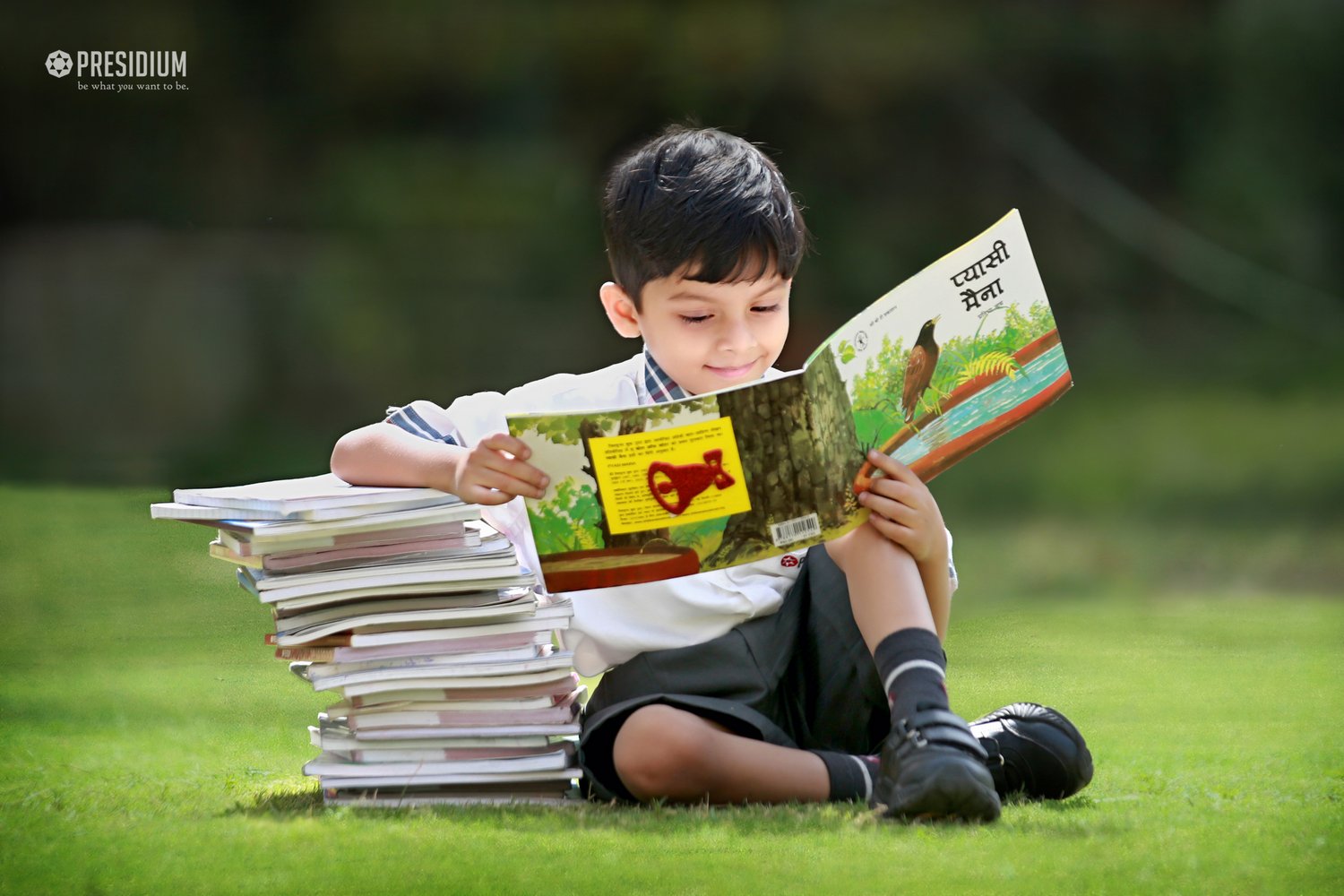 Presidium Indirapuram, STUDENTS PROMOTE HABIT OF READING ON WORLD BOOK DAY