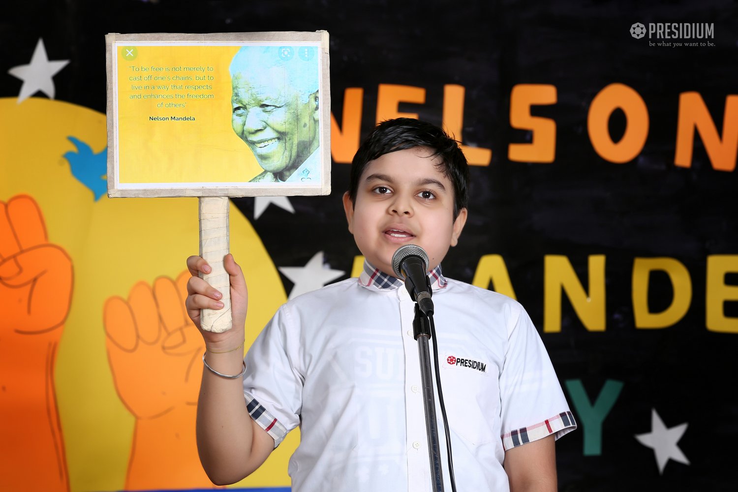 Presidium Pitampura, PRESIDIANS PAY TRIBUTE TO MANDELA WITH AN ARRAY OF ACTIVITIES