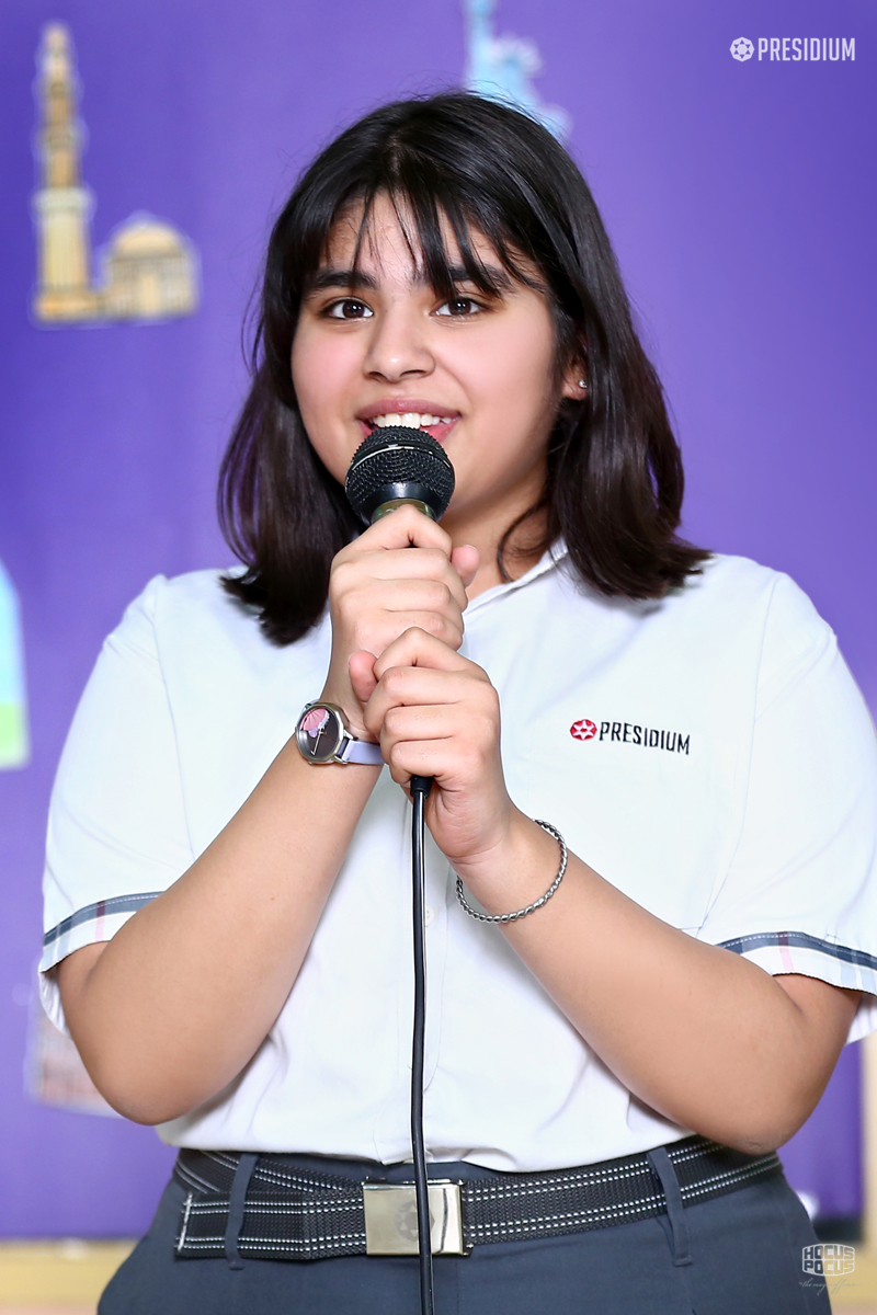 Presidium Pitampura, STUDENTS OBSERVE WORLD HERITAGE DAY WITH SPECIAL ASSEMBLY 