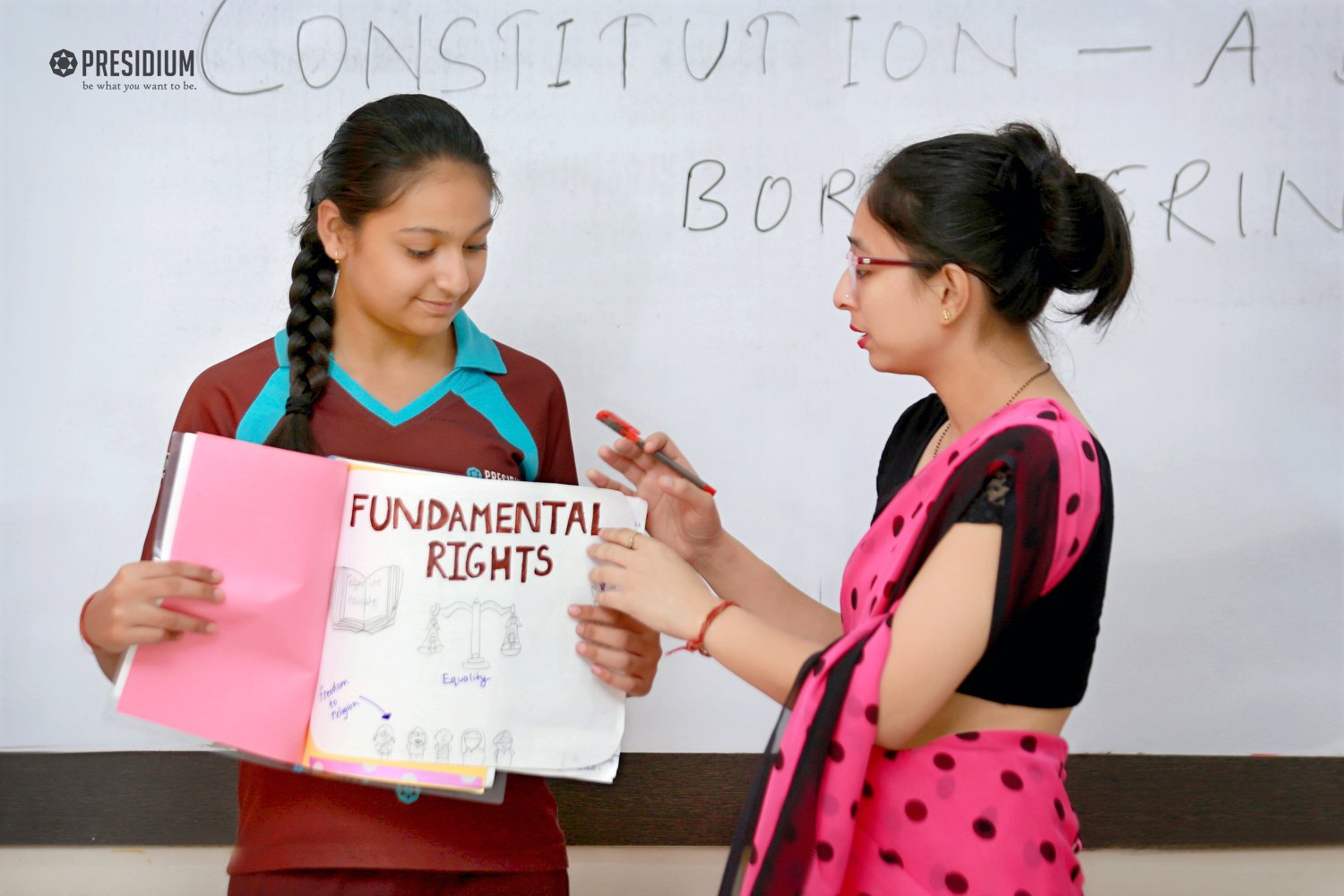 Presidium Rajnagar, STUDENTS LEARN ABOUT THE VARIOUS FEATURES OF OUR CONSTITUTION