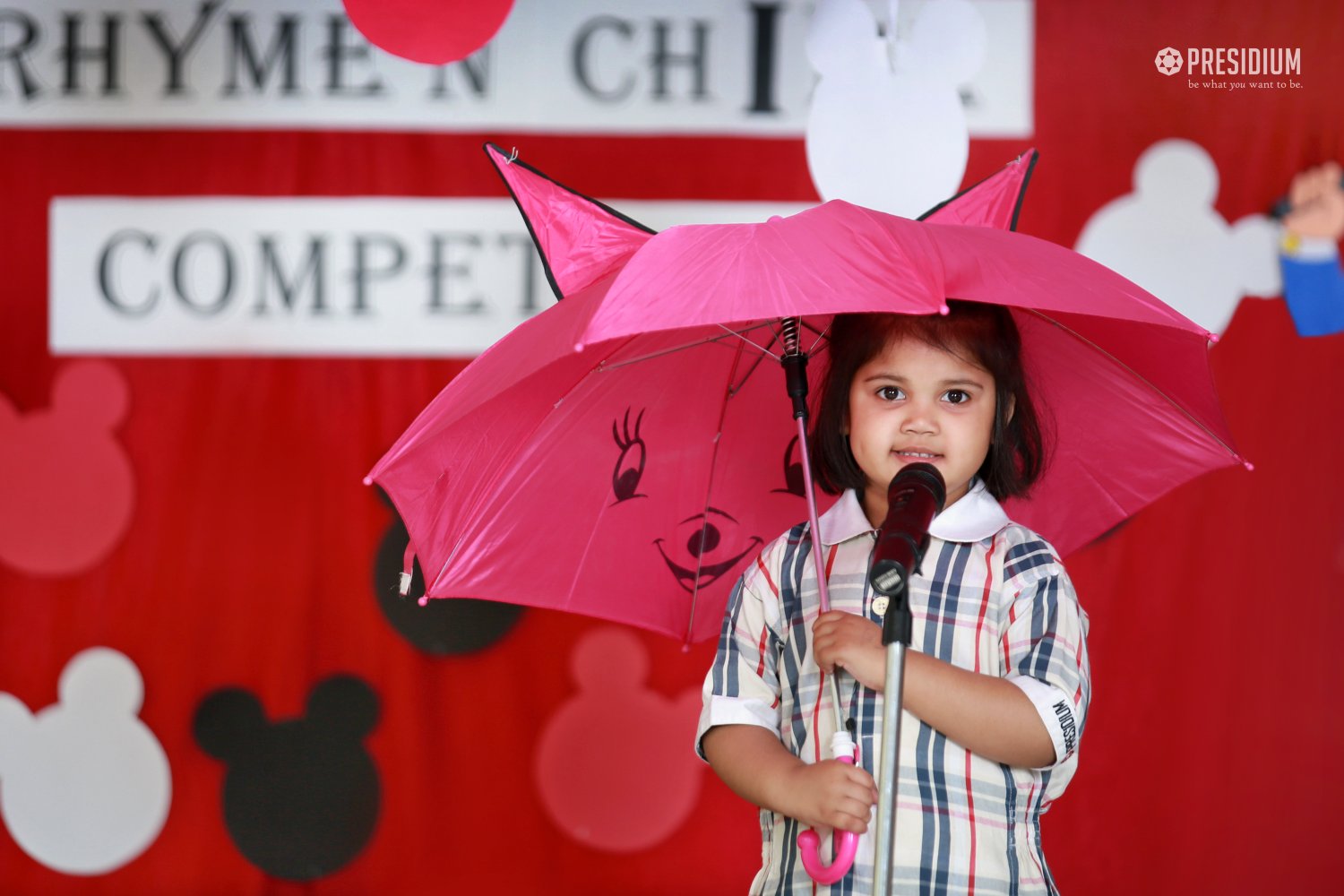 Presidium Rajnagar, STUDENTS ENTHRALL WITH THEIR CONFIDENCE AT RHYME & CHIME RECITATION 