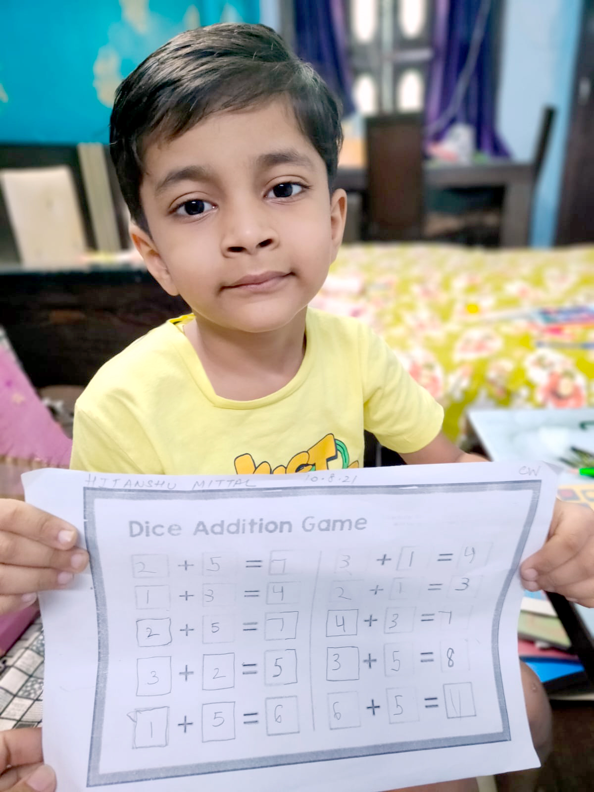 Presidium Vivek Vihar, STUDENTS LEARN ADDITION IN A FUN MANNER!