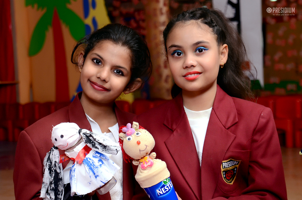 Presidium Indirapuram, OUR BUDDING ARTISTS MAKE THE MOST OF PUPPET MAKING COMPETITION