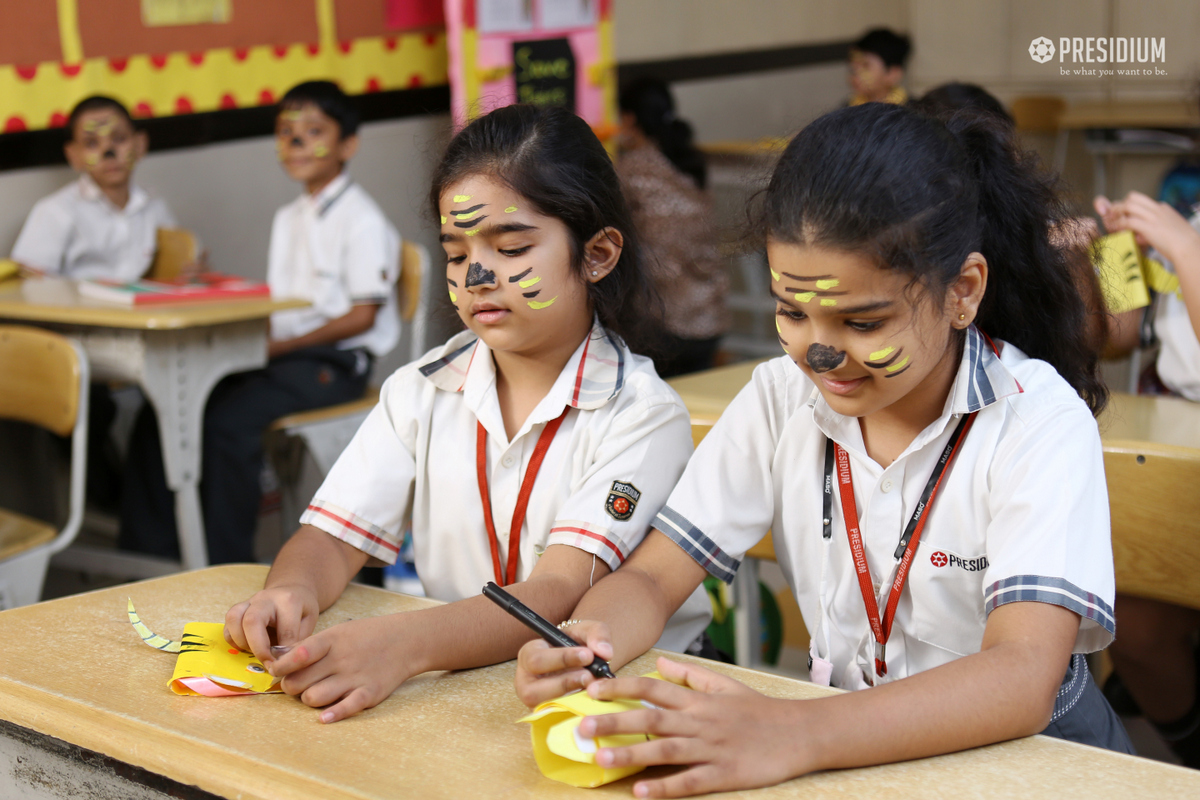 Presidium Indirapuram, INTERNATIONAL TIGER DAY: SAVE THE ROAR OF THE JUNGLE! 