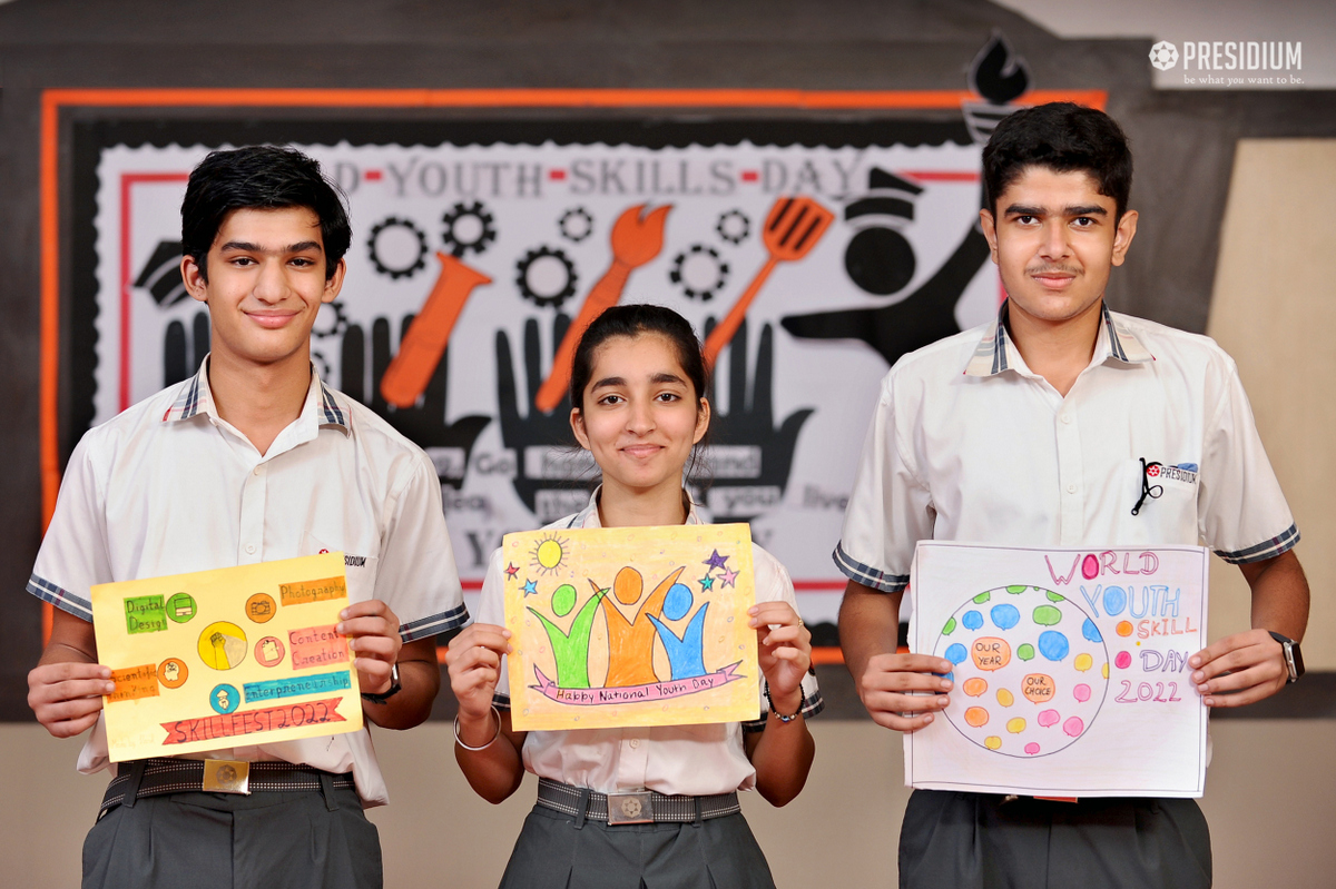 Presidium Noida-31, STUDENTS SPREAD AWARENESS ABOUT RELEVANT SKILLS Presidium Noida-31, STUDENTS SPREAD AWARENESS ABOUT RELEVANT SKILLS