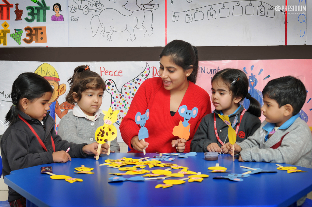 Presidium Rajnagar, PUPPET MAKING:PRESIDIANS ENHANCE THEIR CREATIVE & ARTISTIC SKILLS