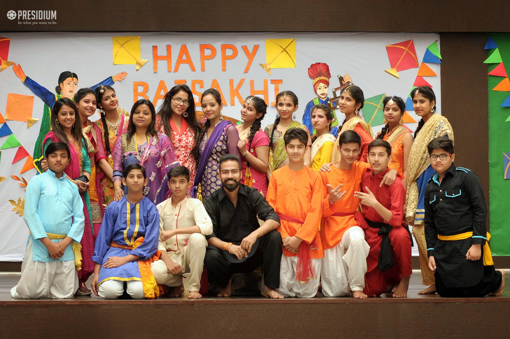 Presidium Rajnagar, A FUN-FILLED BAISAKHI CELEBRATION ENLIVENS PRESIDIUMS CORRIDORS