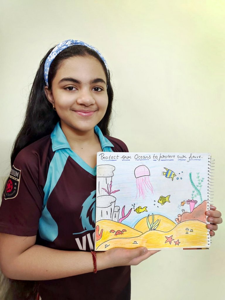 Presidium Rajnagar, STUDENTS SAY YES TO KEEPING OUR OCEANS CLEAN Presidium Rajnagar, STUDENTS SAY YES TO KEEPING OUR OCEANS CLEAN