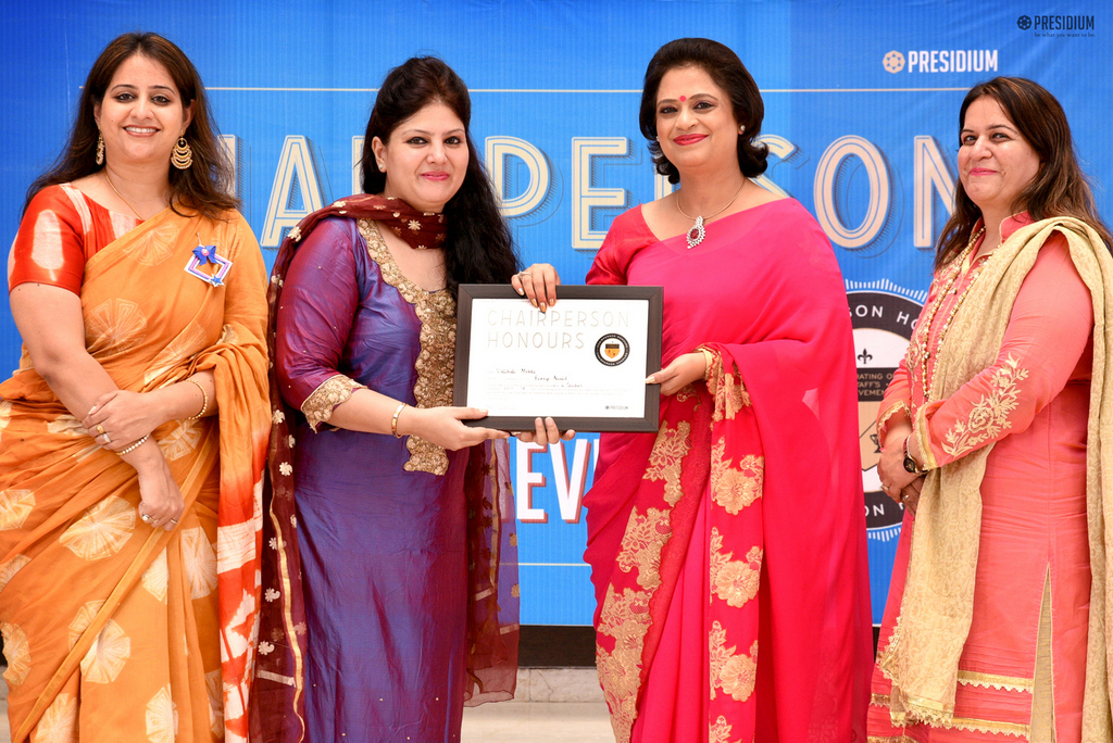 Presidium Indirapuram, GLORIFYING THE ROLE OF TEACHERS: CHAIRPERSON HONOURS FOR TEACHERS