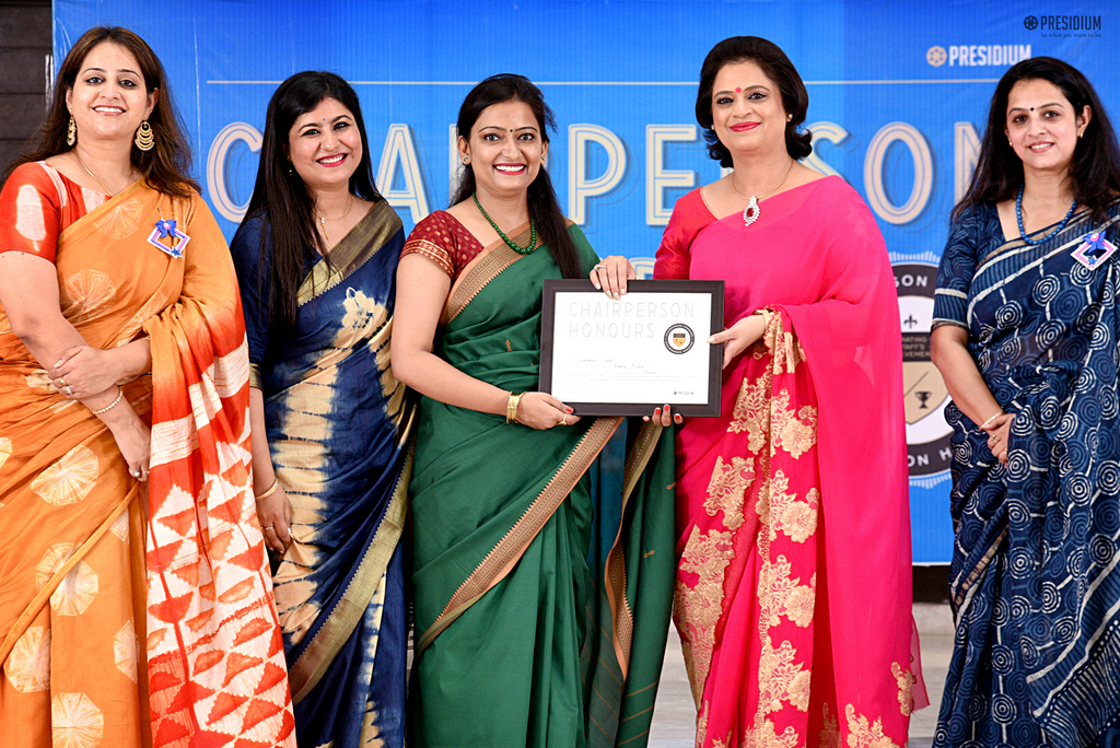 Presidium Indirapuram, GLORIFYING THE ROLE OF TEACHERS: CHAIRPERSON HONOURS FOR TEACHERS