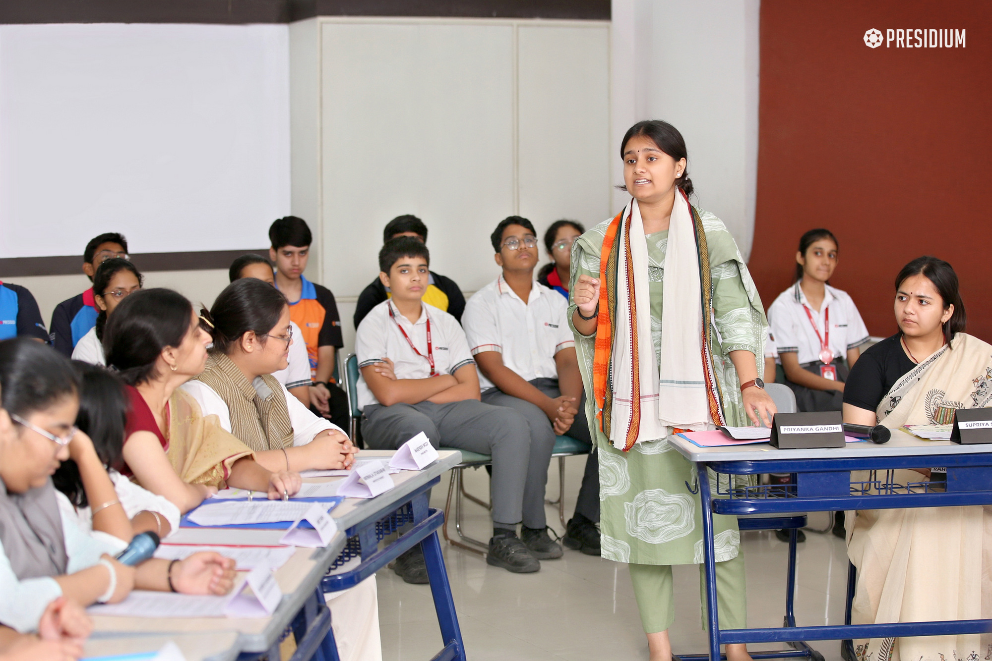 Presidium Rajnagar, VOICES OF VISION MOCK PARLIAMENT AT RAJ NAGAR PRESIDIUM SCHOOL 