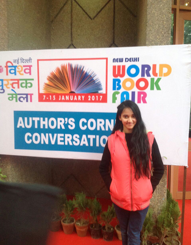 Presidium Indirapuram, PRESIDIUM’S TEENAGE AUTHOR MAKES WAVES AT WORLD BOOK FAIR-2017