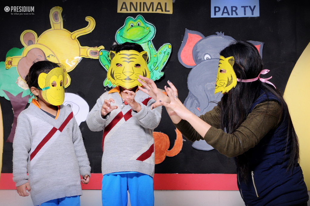 Presidium Rajnagar, LITTLE PRESIDIANS CELEBRATE ANIMAL LIFE AT ANIMAL THEMED PARTY