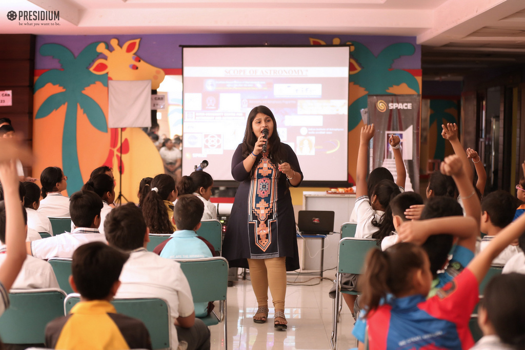 Presidium Rajnagar, ASTRONOMY WORKSHOP: YOUNG SCIENTISTS EXPLORE THE WORLD OF SCIENCE