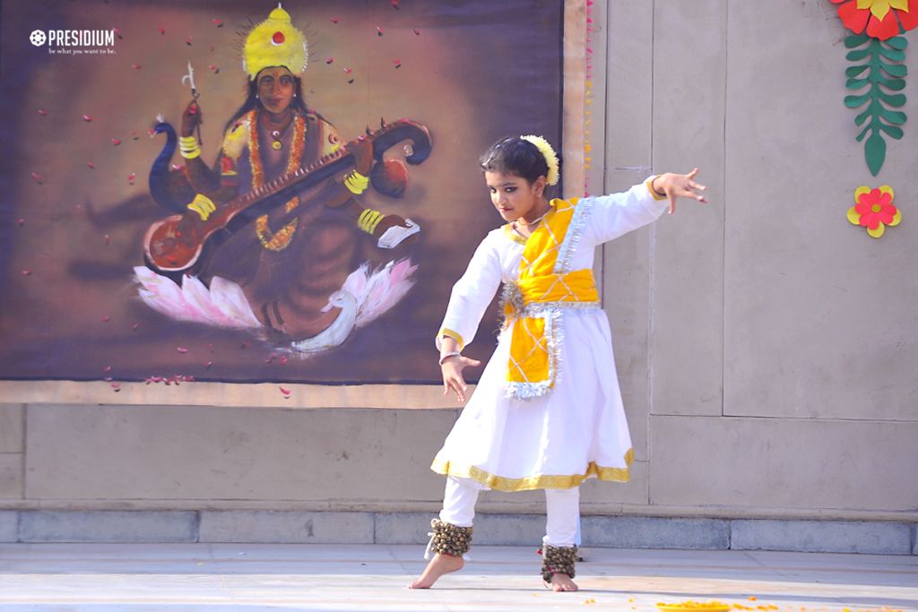 Presidium Indirapuram, BASANT PANCHAMI: GODDESS SARASWATI BESTOWED HER BLESSINGS