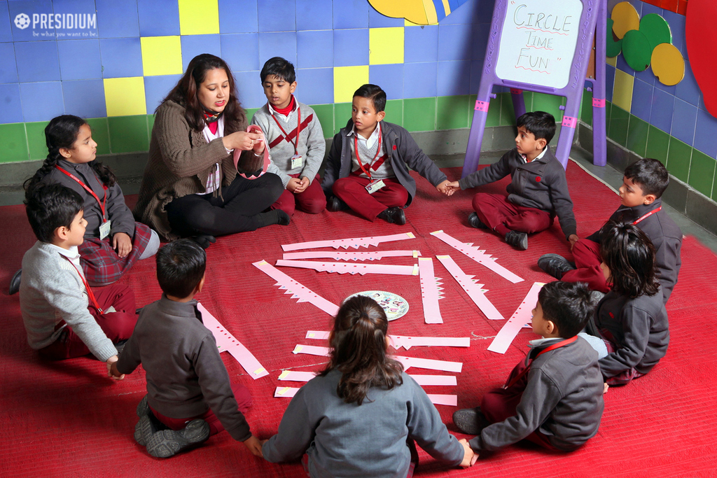 Presidium Dwarka-6, PRESIDIANS ENJOY THE CIRCLE TIME ACTIVITY, ‘CROWN OF FRIENDS’