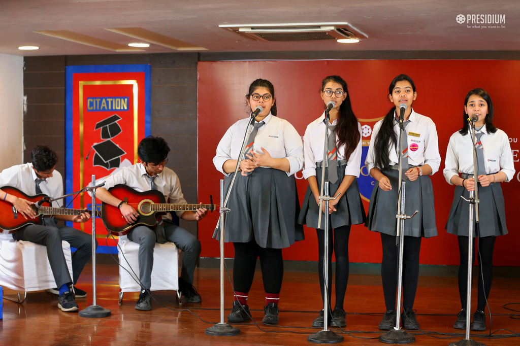 Presidium Gurgaon-57, CITATION CEREMONY: WISHING THE STUDENTS A BRIGHTER FUTURE AHEAD