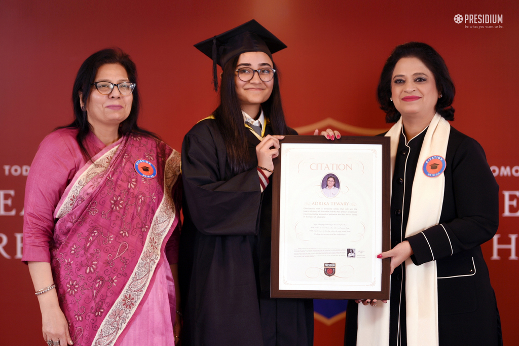 Presidium Gurgaon-57, CITATION CEREMONY: WISHING THE STUDENTS A BRIGHTER FUTURE AHEAD