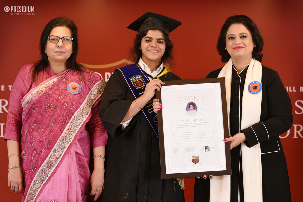 Presidium Gurgaon-57, CITATION CEREMONY: WISHING THE STUDENTS A BRIGHTER FUTURE AHEAD