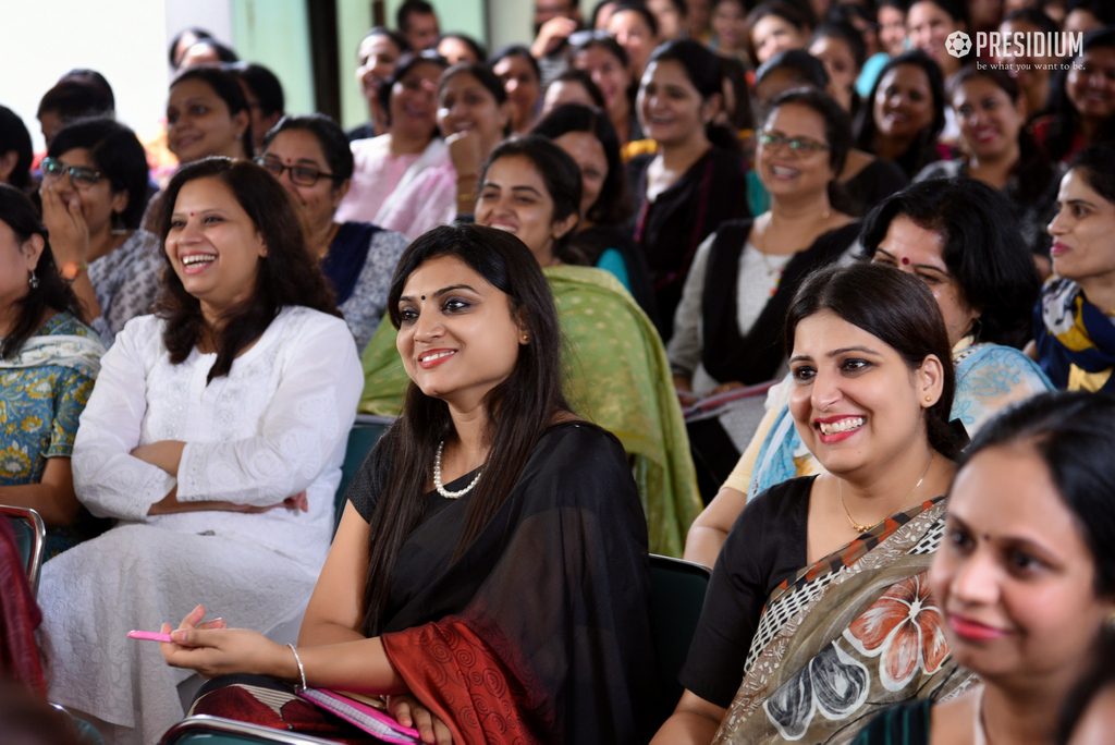 Presidium Indirapuram, CHAIRPERSON, MRS SUDHA GUPTA CONDUCTS AN INCITING SEMINAR ON ‘BEING