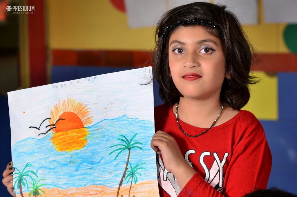 Presidium Dwarka-6, DRAWING & COLOURING COMPETITION: ADDING COLOURS TO THOUGHTS!