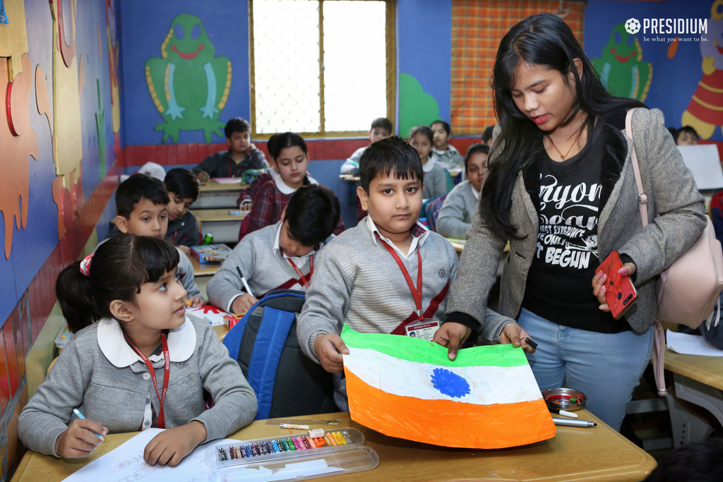 Presidium Vivek Vihar, PRESIDIANS DISPLAY THEIR CREATIVE TALENT AT DRAWING COMPETITION