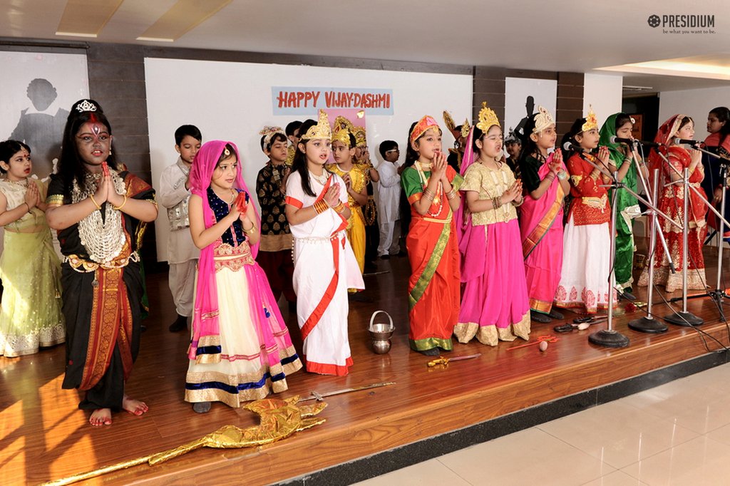 Presidium Gurgaon-57, DUSSEHRA REVELS AT PRESIDIUM GURGAON: FESTIVE SPIRIT IN THE AIR