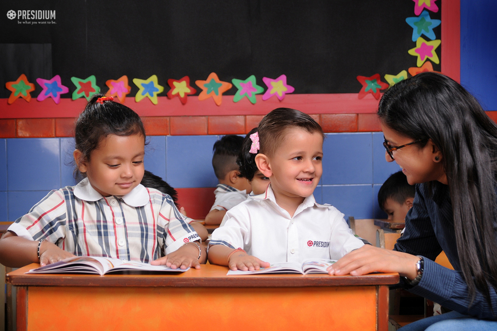 Presidium Dwarka-6, YOUNG PRESIDIANS ENJOY THE WONDERFUL STORY TIME WITH TEACHERS!