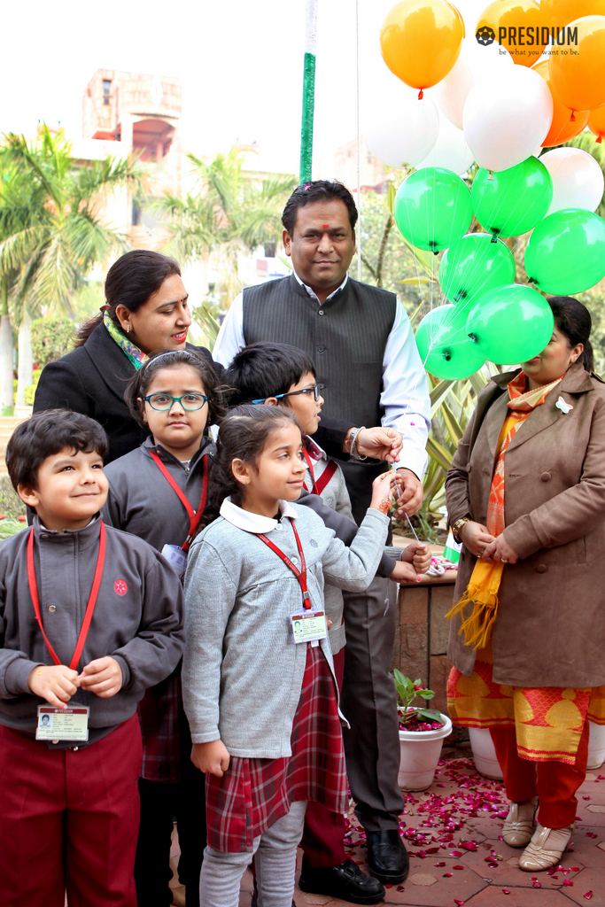 Presidium Dwarka-6, PRESIDIANS DISPLAY THEIR PATRIOTIC SPIRIT ON REPUBLIC 