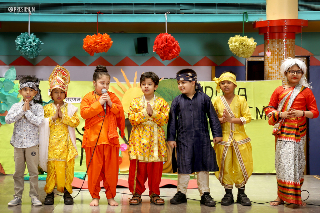 Presidium Dwarka-6, STUDENTS SPREAD TEACHINGS OF LORD BUDDHA ON BUDDHA PURNIMA