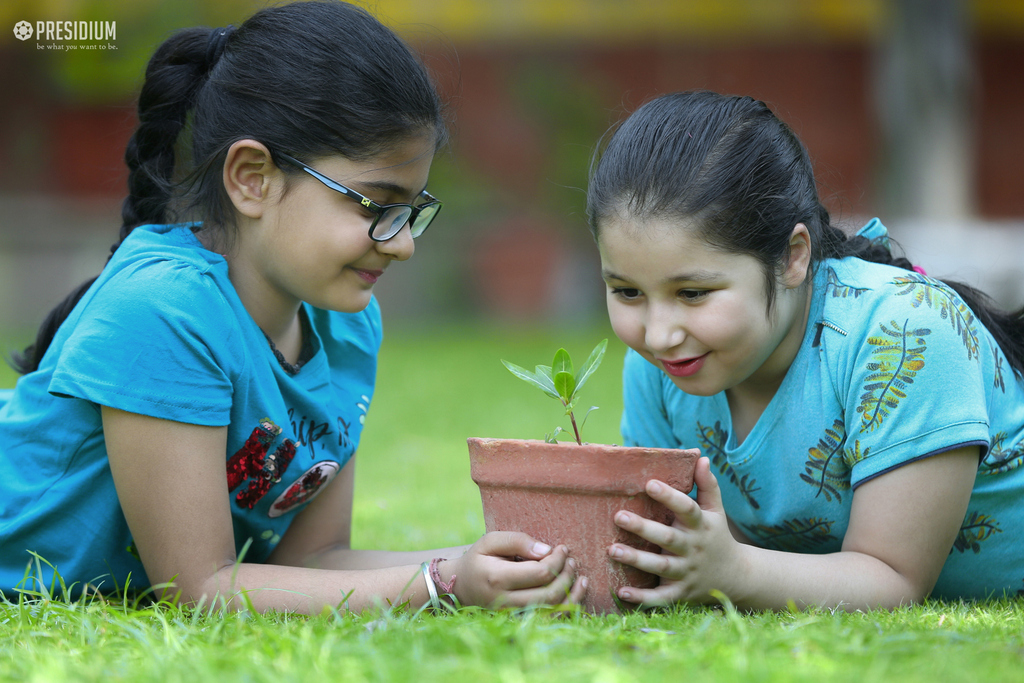 Presidium Dwarka-6, PRESIDIANS SLOGANEER ‘CLEAN EARTH, GREEN EARTH’ ON EARTH DAY