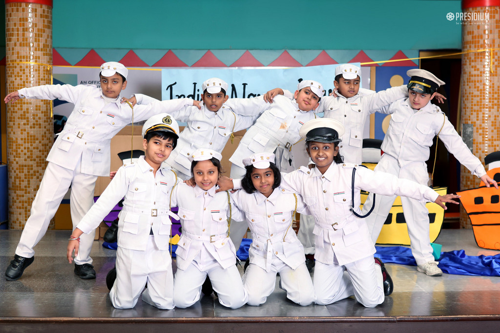 Presidium Dwarka-6, SOULFUL RENDITIONS BY STUDENTS ON NAVY DAY