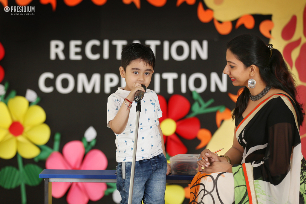 Presidium Indirapuram, ENHANCING LINGUISTIC SKILLS WITH RHYME RECITATION COMPETITION