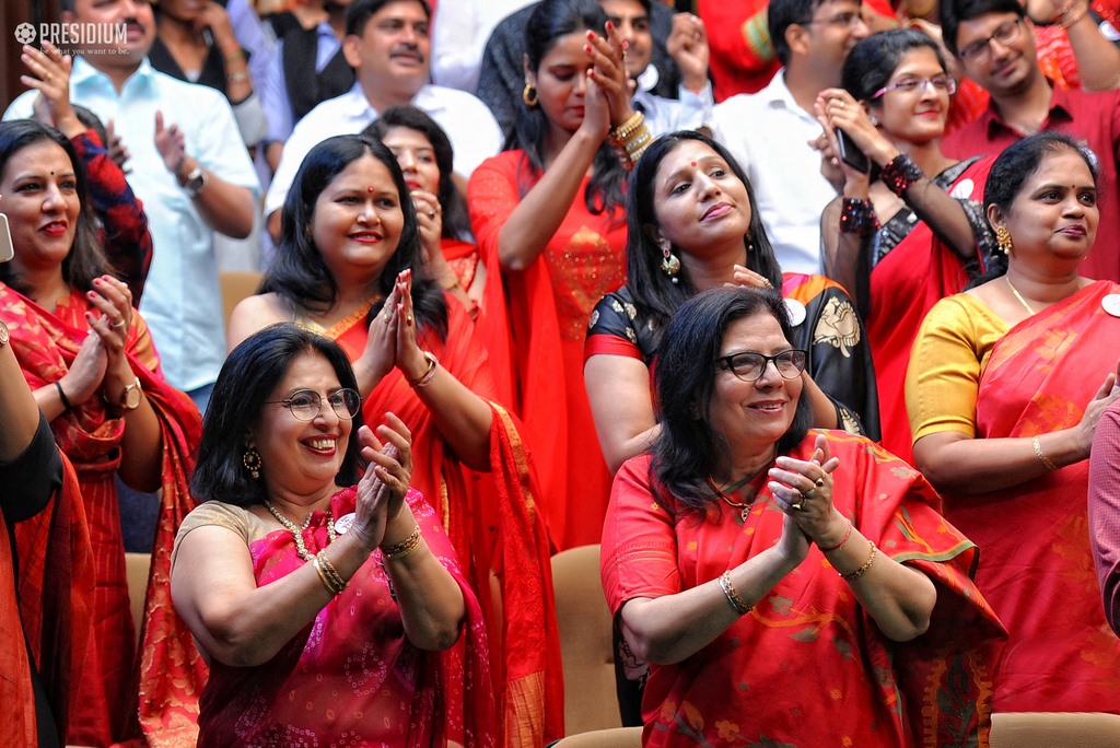 Presidium Gurgaon-57, MRS. SUDHA GUPTA MA’AM  ACKNOWLEDGES TEACHERS  AT CHAIRPERSON HONOURS