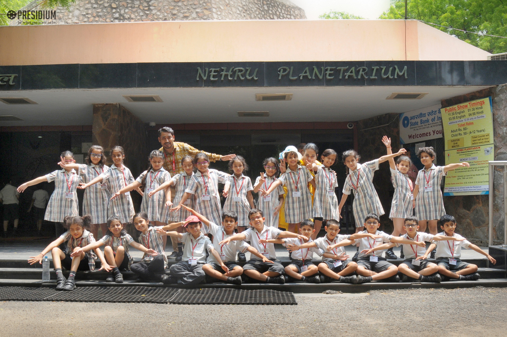 Presidium Gurgaon-57, VISIT TO NEHRU PLANETARIUM BOOSTS KIDS’ CURIOSITY IN ASTRONOMY