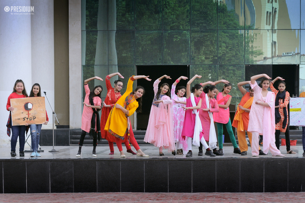 Presidium Gurgaon-57, PRESIDIANS COME TOGETHER TO END VIOLENCE AGAINST WOMEN