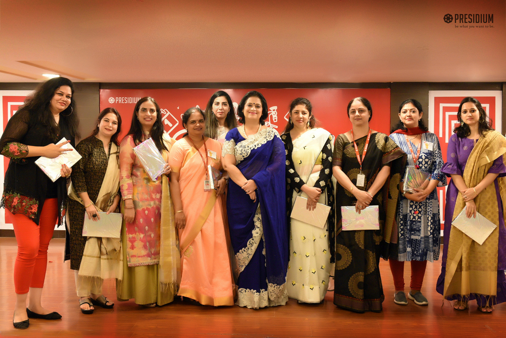 Presidium Gurgaon-57, UNIQUE TEACHER’S DAY CELEBRATIONS WITH CHAIRPERSON, MRS.GUPTA