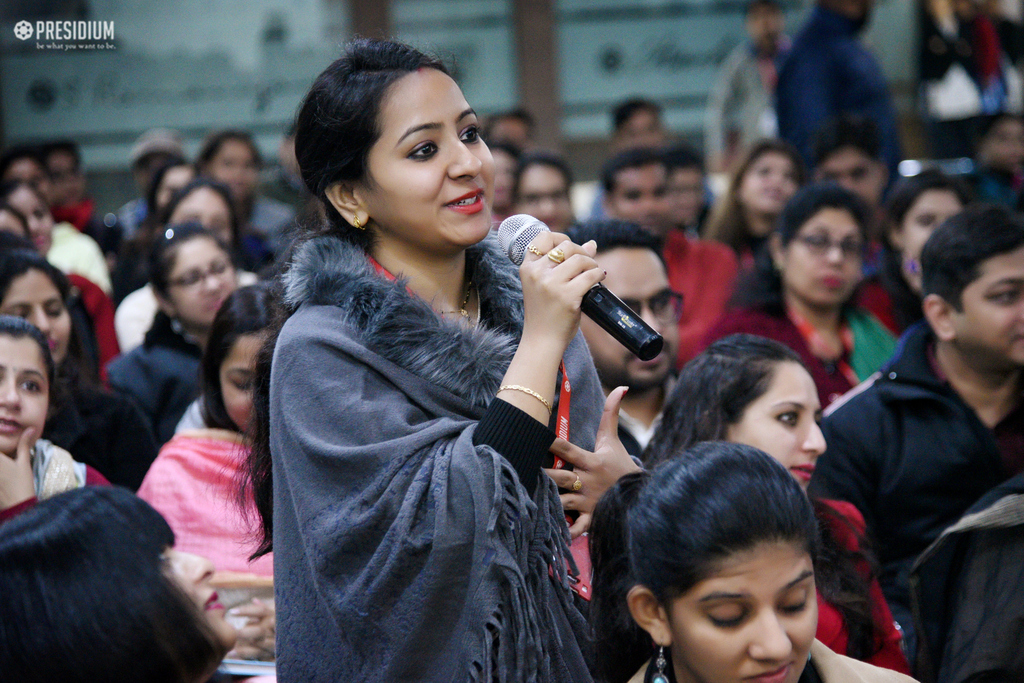 Presidium Gurgaon-57, TEACHERS LEARN ABOUT THE 'POWER OF BEING' WITH MRS. SUDHA GUPTA