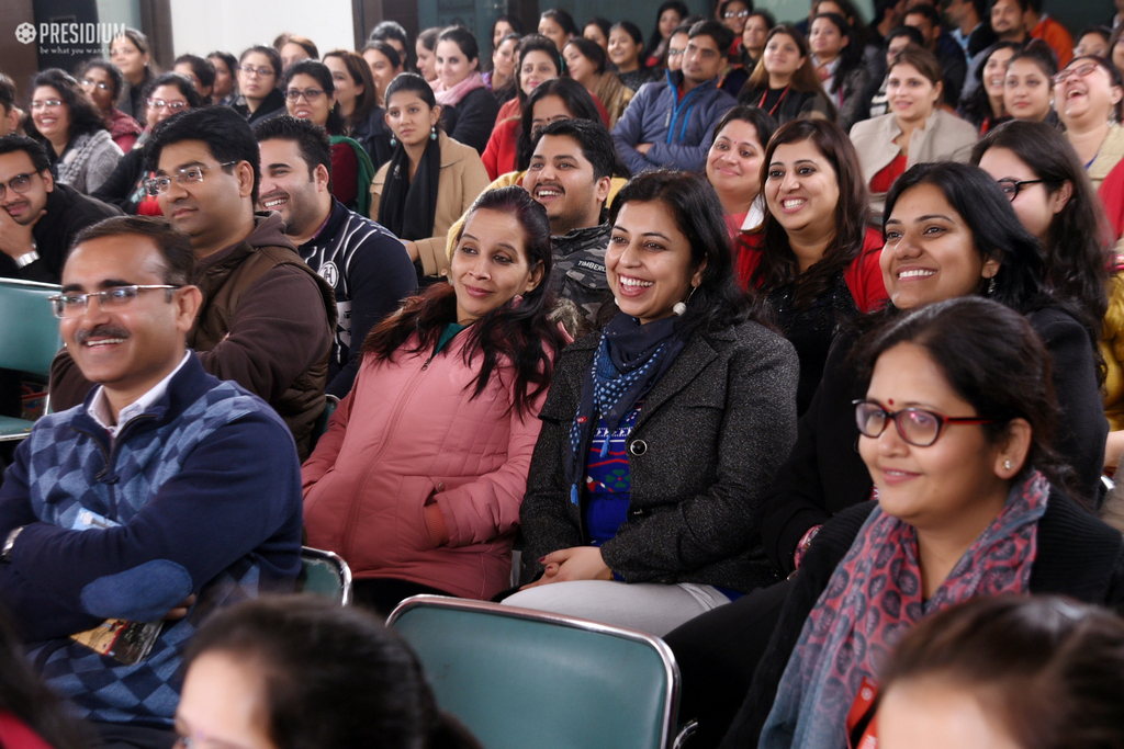 Presidium Gurgaon-57, TEACHERS LEARN ABOUT THE 'POWER OF BEING' WITH MRS. SUDHA GUPTA