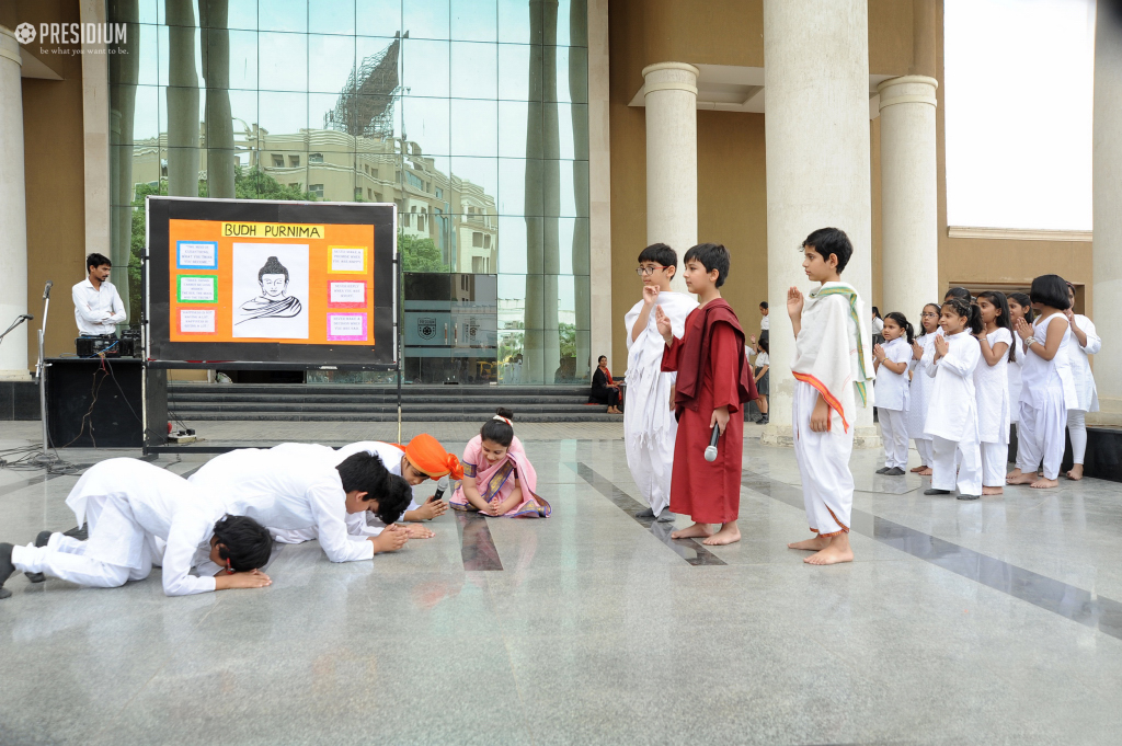 Presidium Gurgaon-57, PRESIDIANS LEARN ABOUT EIGHT FOLD PATH OF LIFE ON BUDDHA PURNIMA