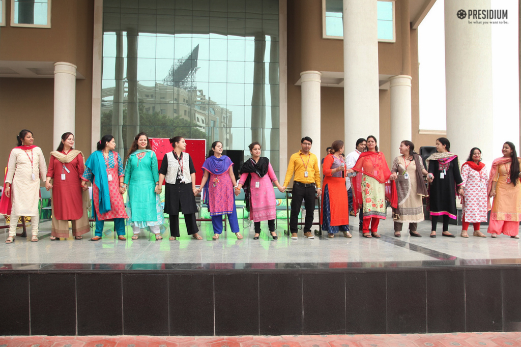 Presidium Gurgaon-57, TEACHERS PRESENT A BEAUTIFUL ASSEMBLY ON CHILDREN’S DAY