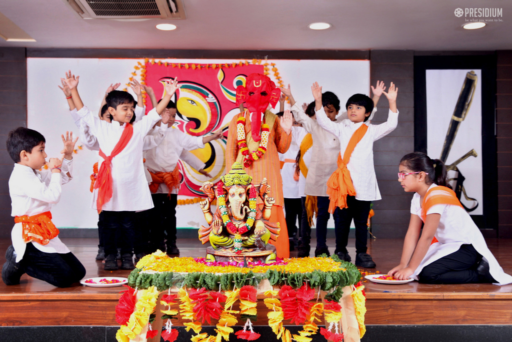 Presidium Gurgaon-57, PRESIDIANS CELEBRATE THE BIRTH OF GAJANANDA ON GANESH CHATURTHI