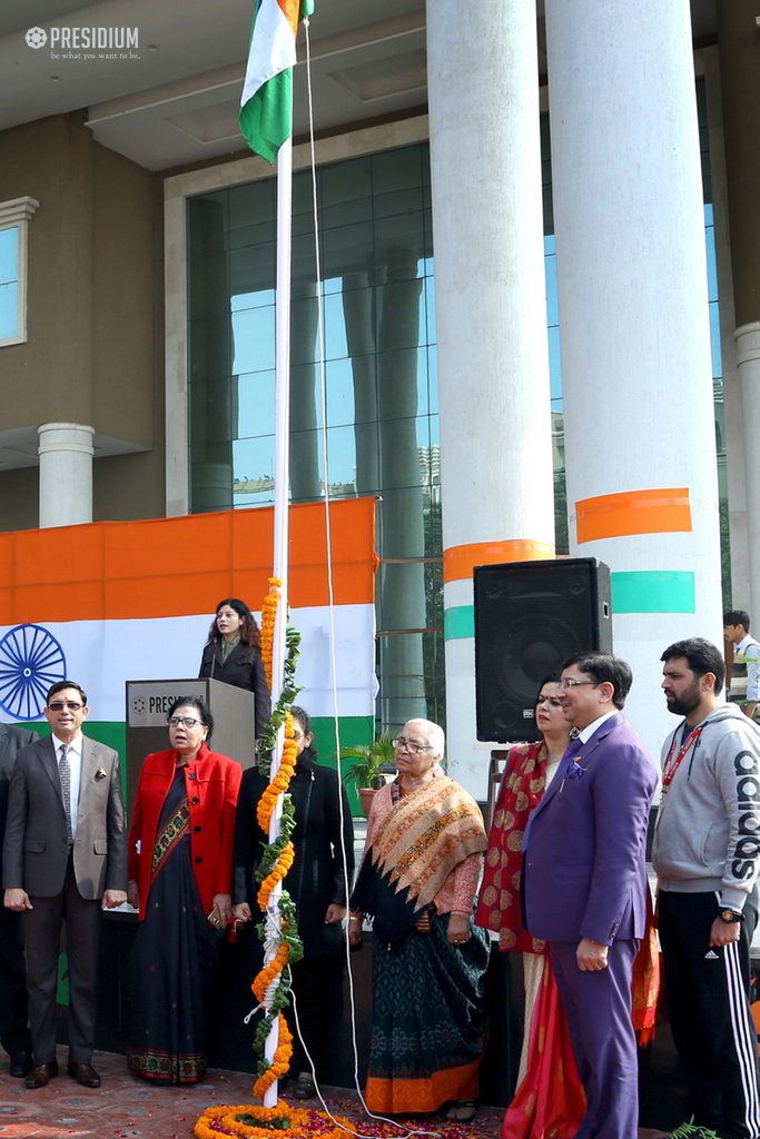 Presidium Gurgaon-57, PRESIDIANS SOAK IN THE FEELING OF PATRIOTISM THIS REPUBLIC DAY