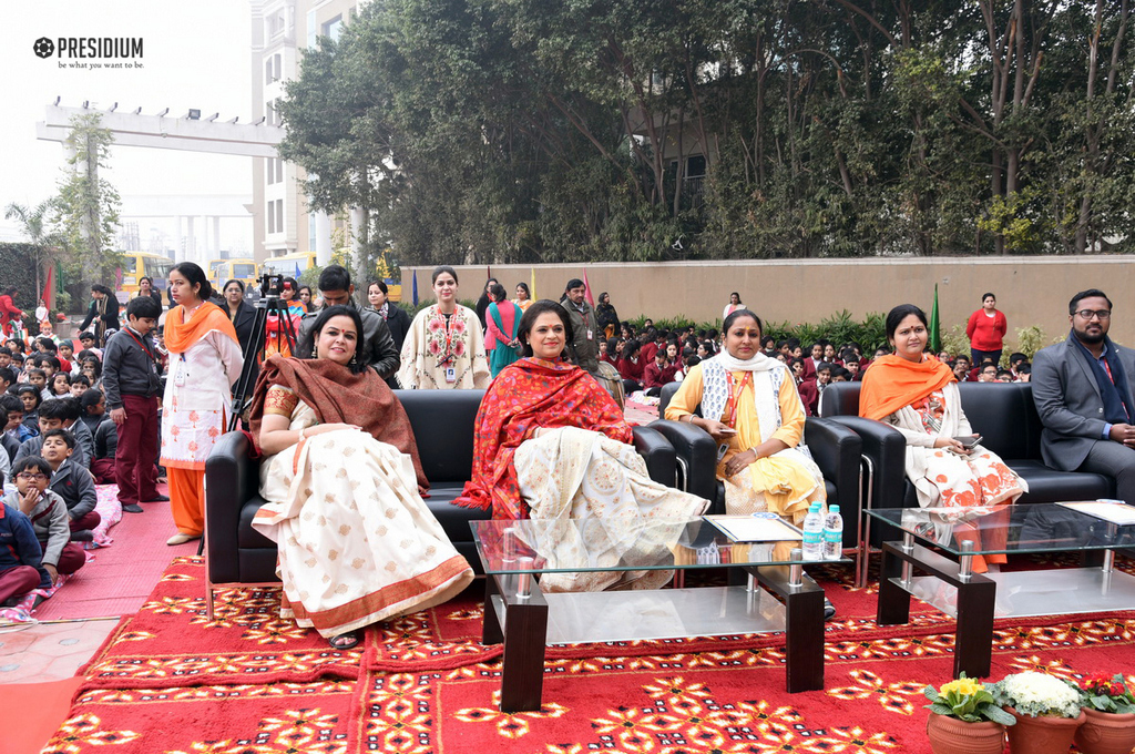 Presidium Gurgaon-57, SUDHA MAM CELEBRATES 69TH REPUBLIC DAY WITH PATRIOTIC PRESIDIANS