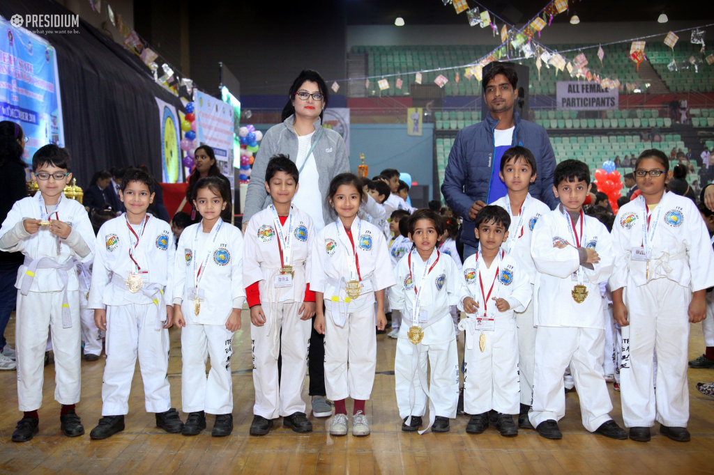 Presidium Gurgaon-57, VICTORY OF 20 MEDALS FROM 30TH DELHI STATE TAEKWONDO CHAMPIONSHIP