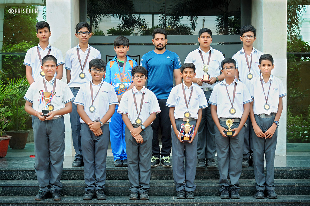 Presidium Gurgaon-57, SPECTACULAR VICTORY AT OPEN DISTRICT BASKETBALL COMPETITION