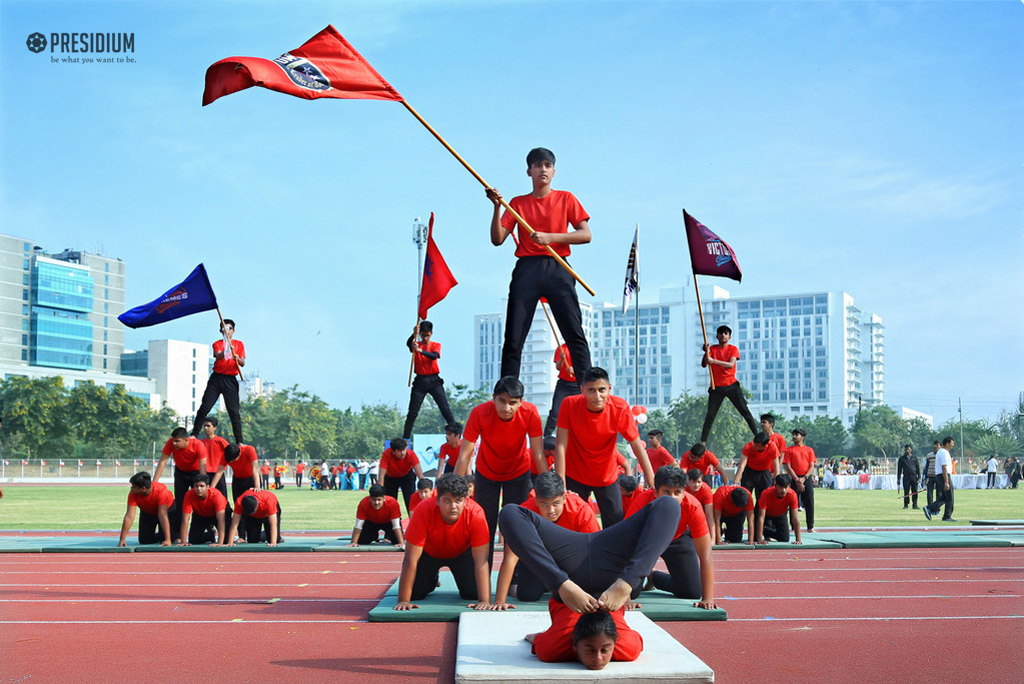 Presidium Gurgaon-57, SPORTS DAY: A DAY FILLED WITH THE EXHILARATION OF JOY & VICTORY